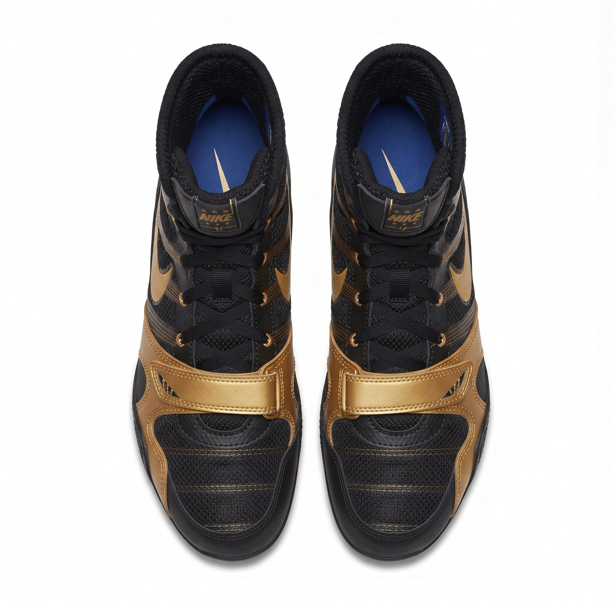 Nike Hyperko 1 Boxing Boots Black/Gold | Elite Ring Performance