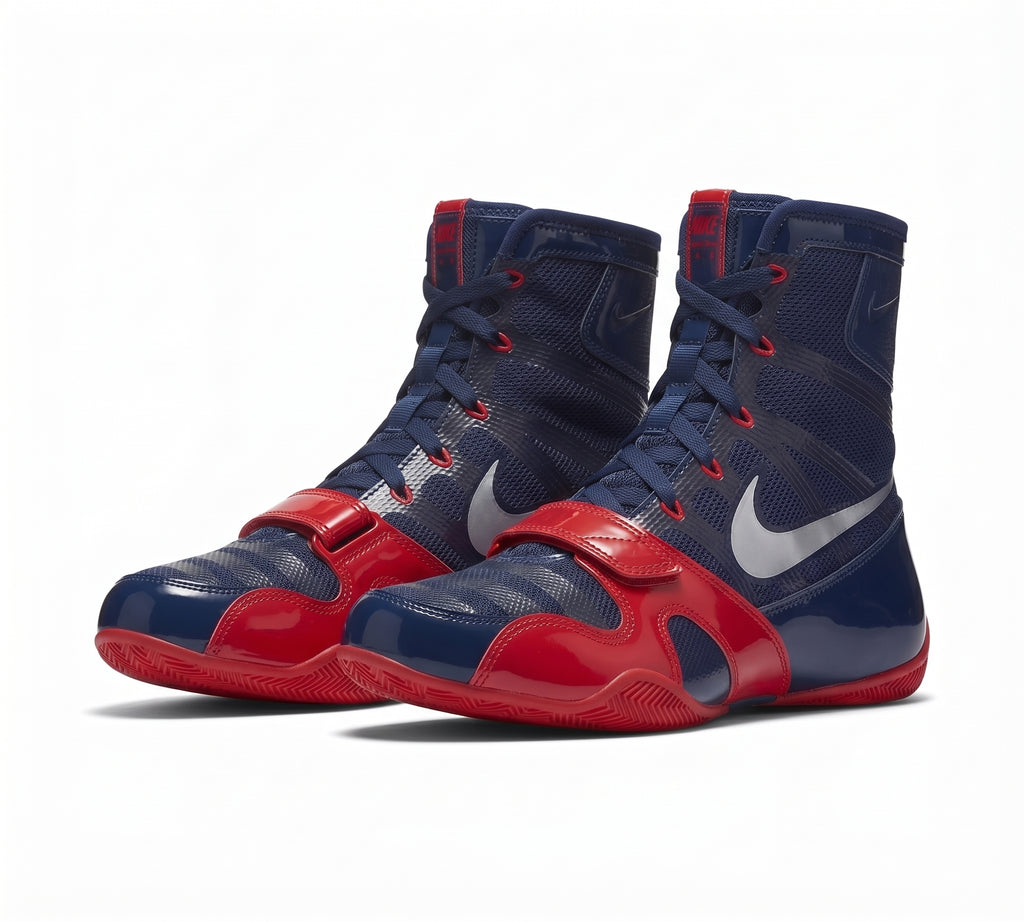Nike Hyperko 1 Boxing Boots Red/Blue | Elite Ring Agility
