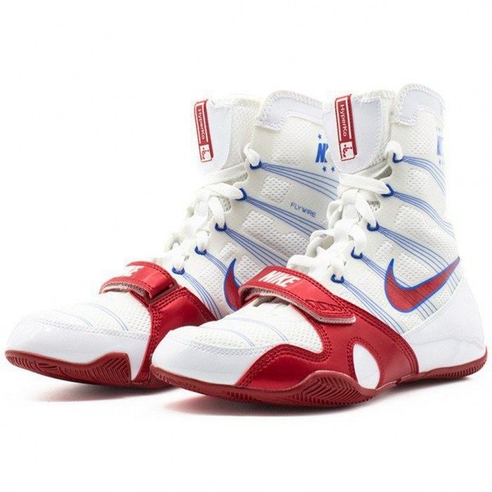 Nike Hyperko 1 Boxing Boots White/Red 'USA' | Elite Ring Agility